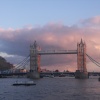 Tower Bridge sunset, winter
