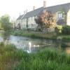 Houses along the River Coln - Fairford