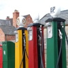 Petrol pumps at the Black Country Museum