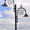 Lamp post in Lyme Regis