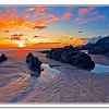 Coombesgate beach sunset