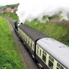 Steam train on the West Somerset Railway