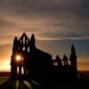 Whitby Abbey sunset