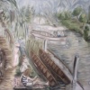 Henley Regatta oil painting