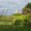 Glimpse of Bamburgh Castle