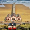 Saltburn Cliff Lift and Pier.