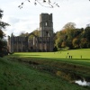 A view of Fountains Abbey