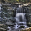 Waterfall at Pittville Park, Cheltenham