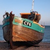 Fishing boat on the beach