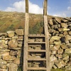 Ladder stile above Ambleside