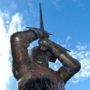 Harry Hotspur Bronze Statue In Alnwick
