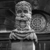 A nice statue in front of the Sheldonian, Oxford.