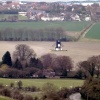 View to Pitstone Windmill from Ivinghoe Beacon, Bucks