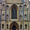 The West Front of the Tower at St Wulfram's Church Grantham
