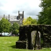 Tavistock Town Hall and  Cloister Ruins