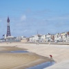 Blackpool seafront with Blackpool Tower in the background