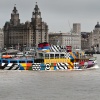 Snowdrop fit to dazzle. River Mersey Ferry.