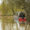Narrowboat on the Oxford Canal at Cropredy, Oxfordshire
