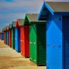 Beach Huts on Hastings