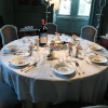 Table set for lunch at Waddesdon