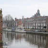 A view of the River Ouse from Bishopgate Street, York