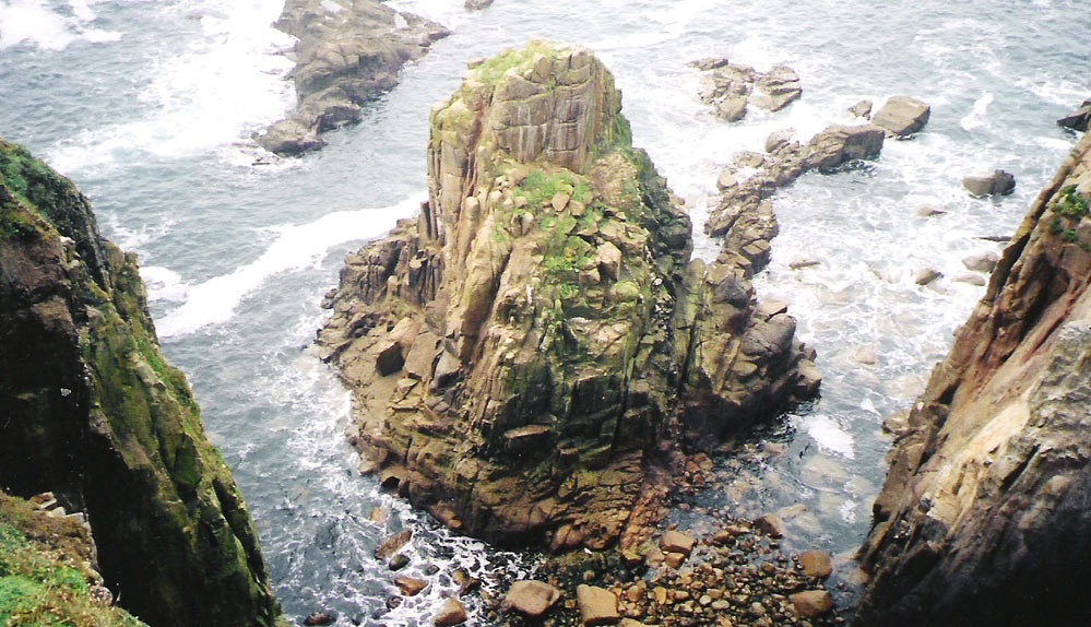 Taken from a rope bridge at Lands End