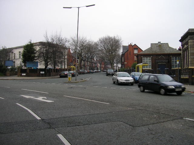 At the roundabout, Penny Lane, Liverpool