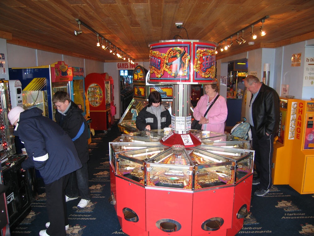 Family fun at the arcades
