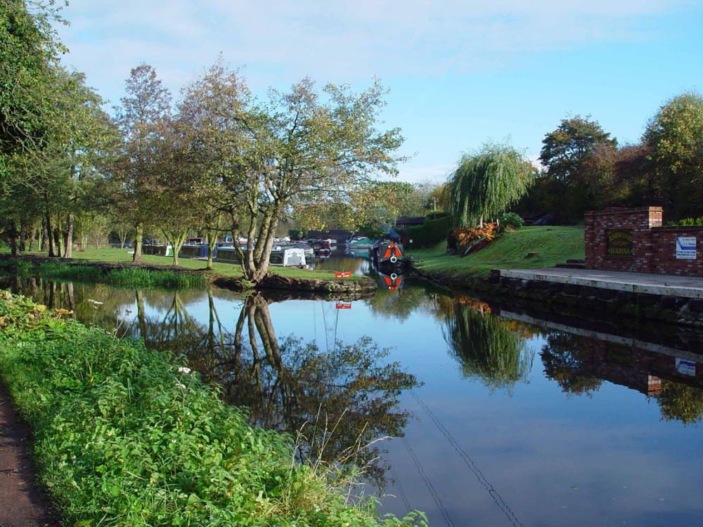Ashwood Marina, Kingswinford, on the  Staffs and Worcester Canal
