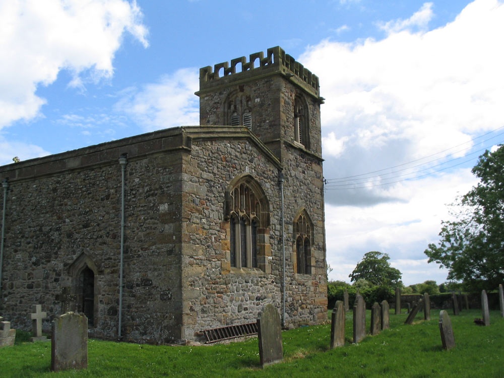 Barmston Church, East Yorkshire. Back and side view
