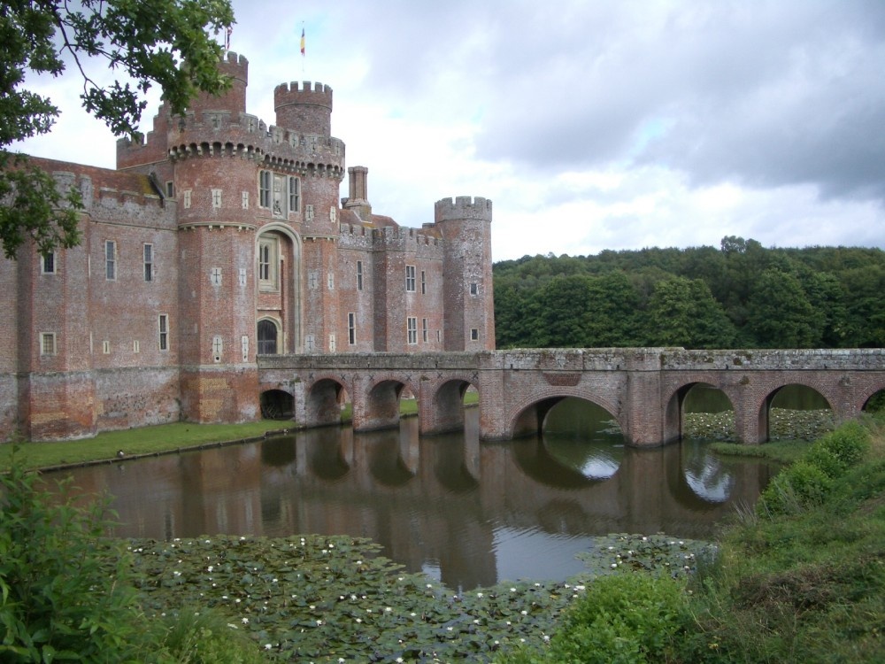 Herstmonceux Castle in East Sussex, converted into a university