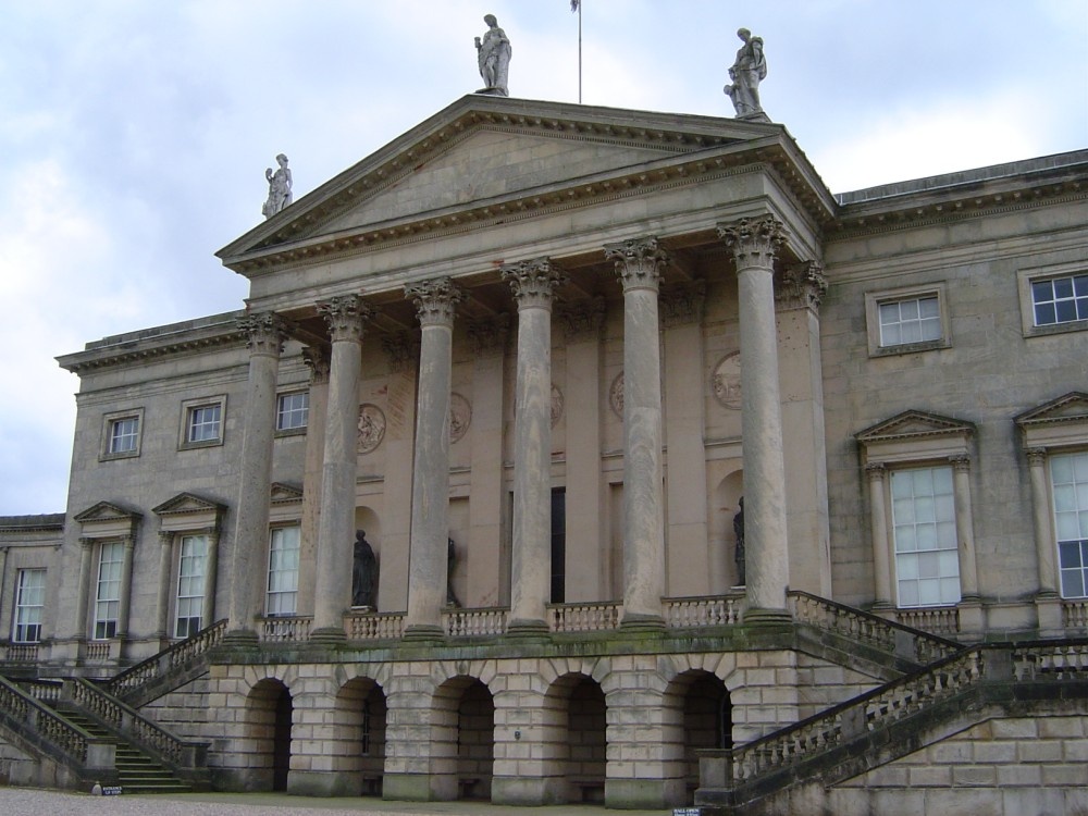 Kedleston Hall, Derby (close view of the front)