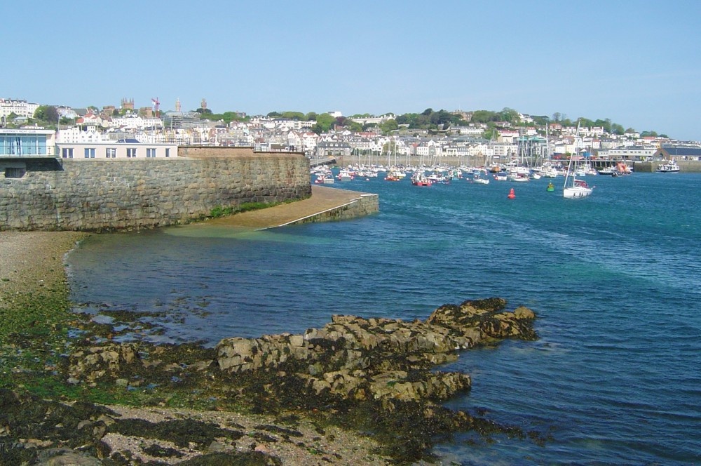 Towards the Harbour, St Peter Port, Guernsey, Channel Islands