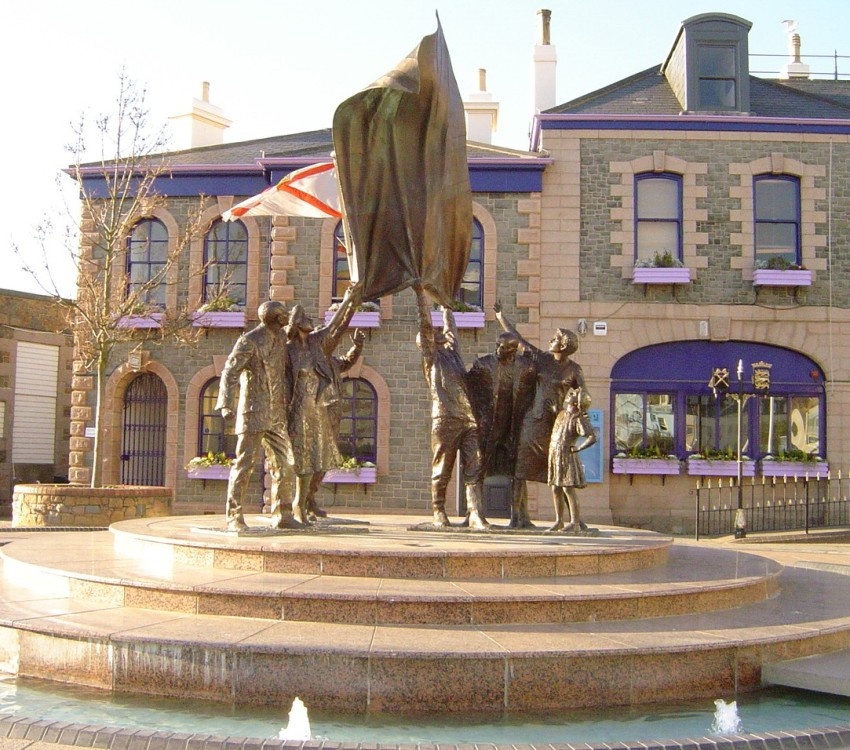 Liberation Square, St Helier, Jersey, Channel Islands