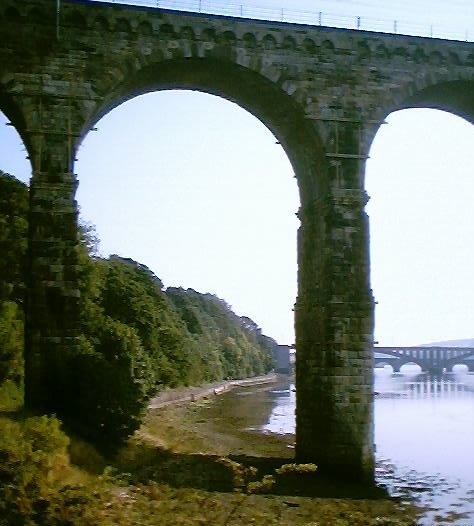 The three bridges of Berwick-Upon-Tweed, Northumberland