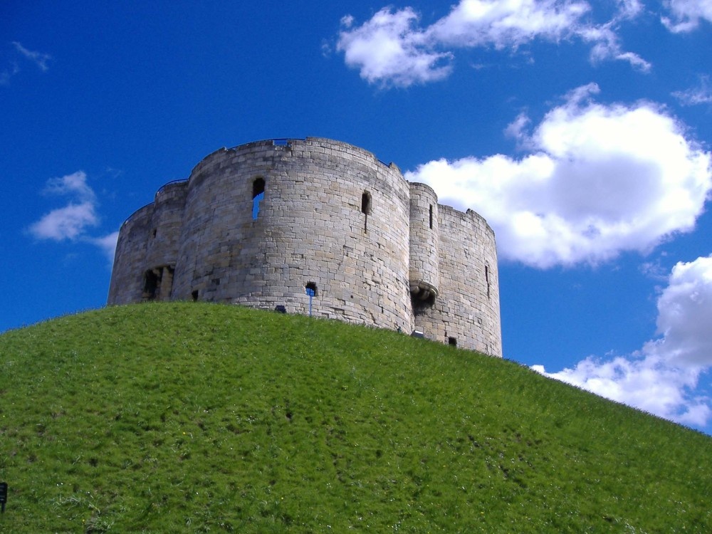Cliffords Tower, York, North Yorkshire.