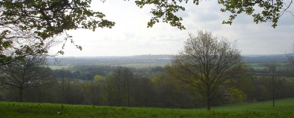 Looking towards Ilkeston from Shipley Hill, Shipley Country Park, Derbyshire