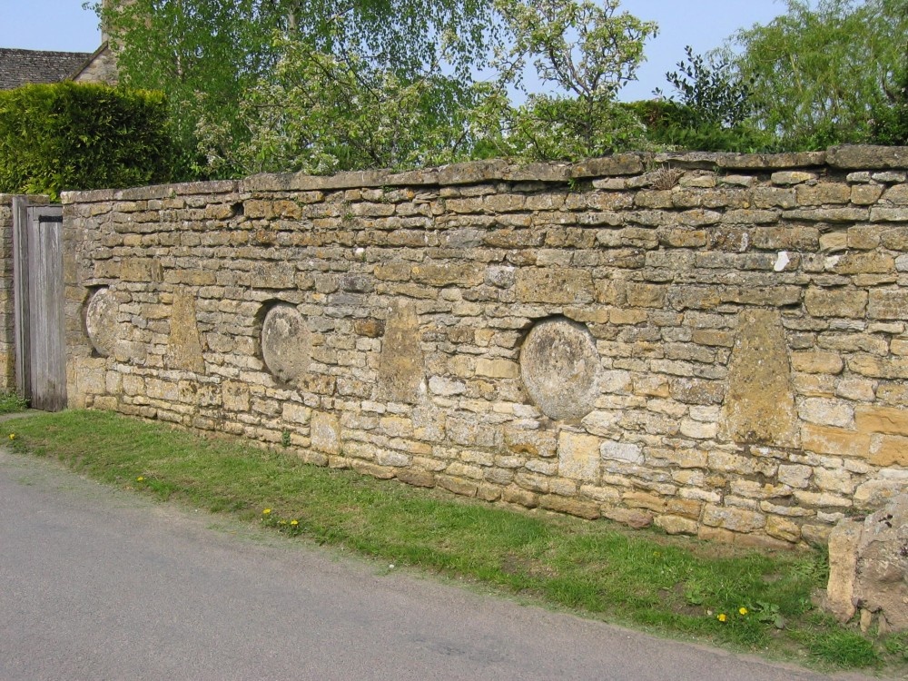 Beautiful wall in Snowshill, Gloucestershire.