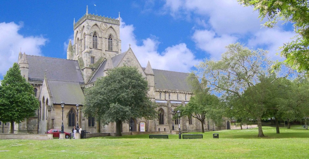 St James church. Grimsby