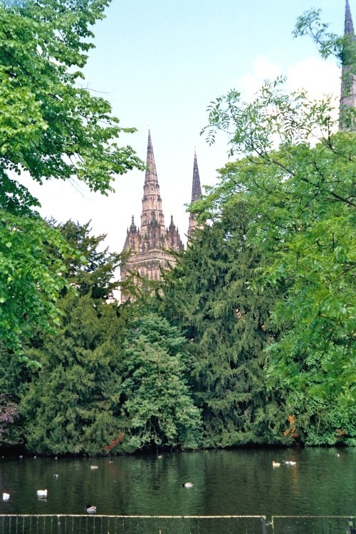 Lichfield - Minster Pool and Cathedral