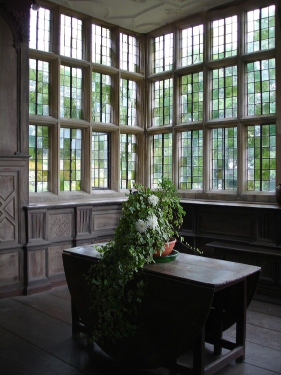 In the Long Gallery, Haddon Hall, Derbyshire