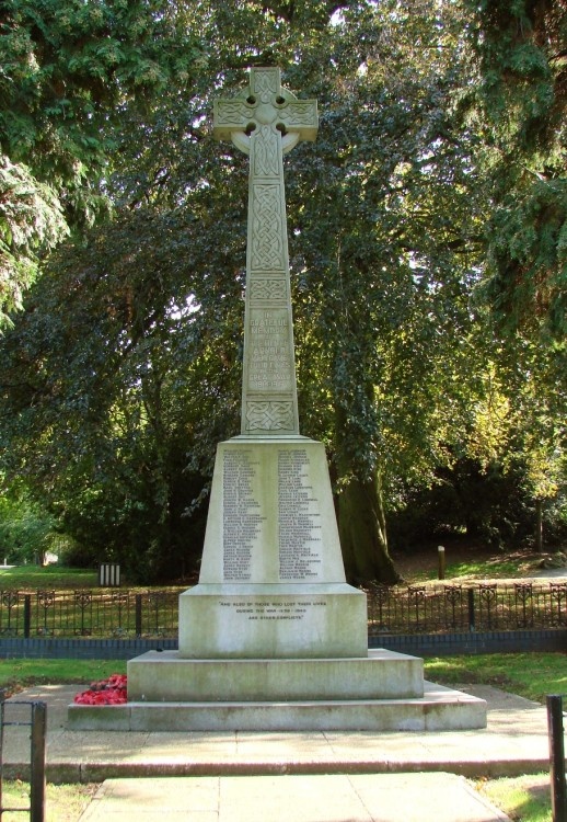 Arnold's War Memorial in Arnot Hill Park, Arnold, Nottinghamshire
