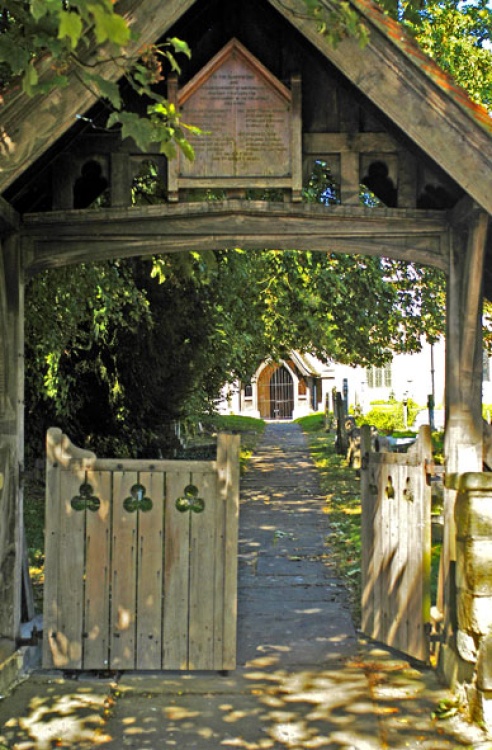 All Saints Church Gate, Didcot, Oxfordshire.