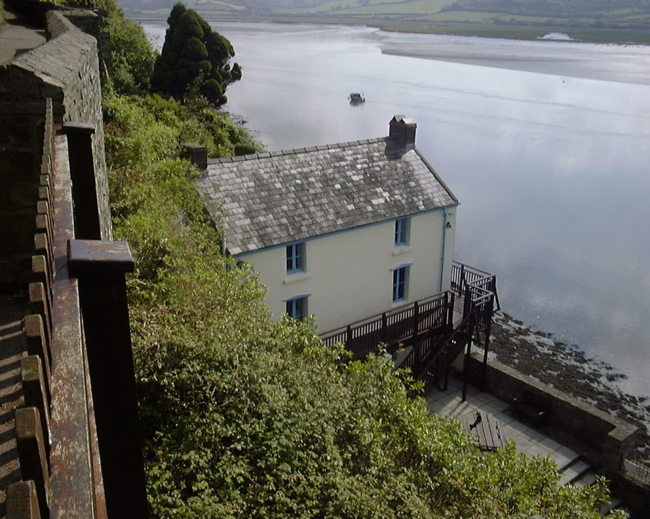 Dylan Thomas's House, Laugharne, Carmarthenshire, Wales