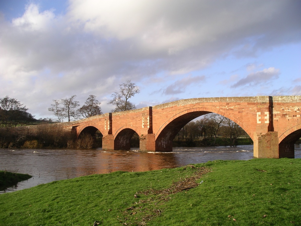 Lazonby Bridge near the village of Lazonby, Cumbria