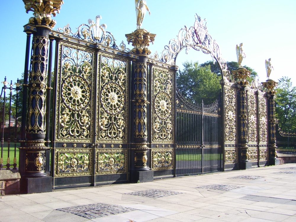Golden Gates in Warrington, Cheshire