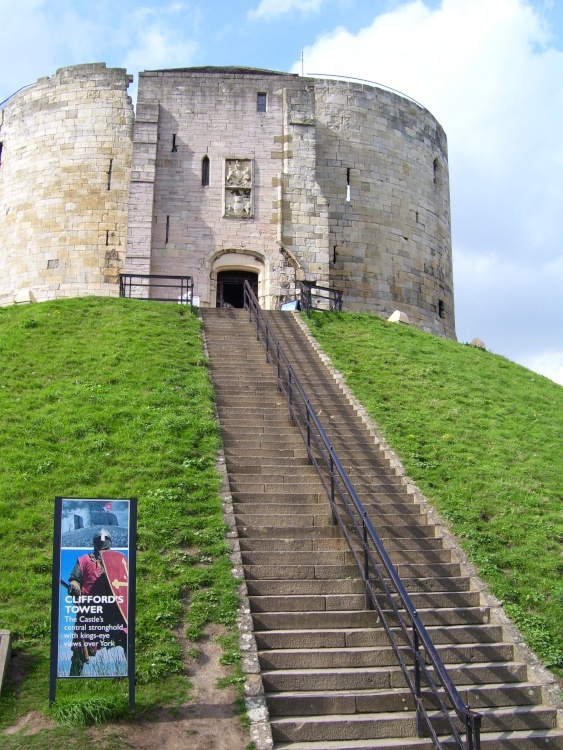 Clifford's Tower, York, North Yorkshire.