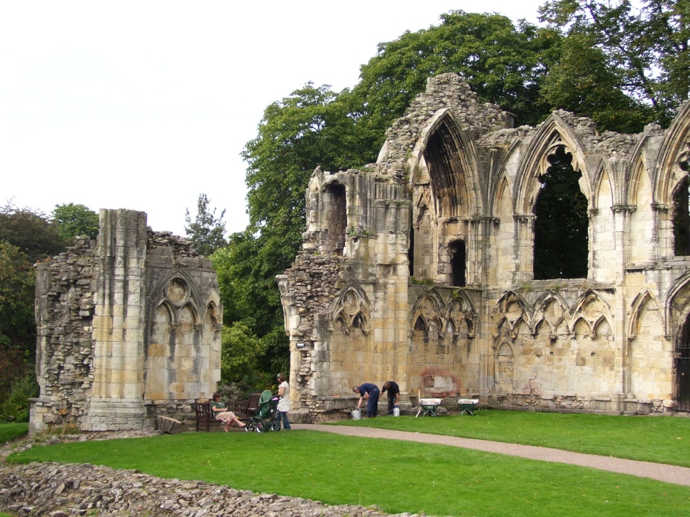 Ruins of St Mary's, York