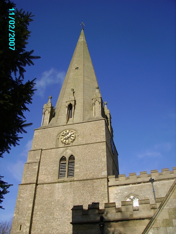 St Marys Church, Edwinstowe, Notts.  - With its wonderful steeple