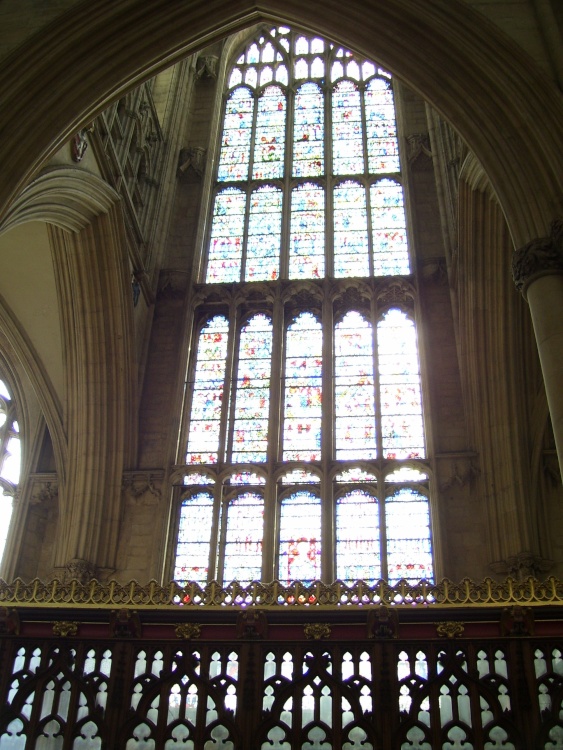 Interior of York Minster, York, North yorkshire